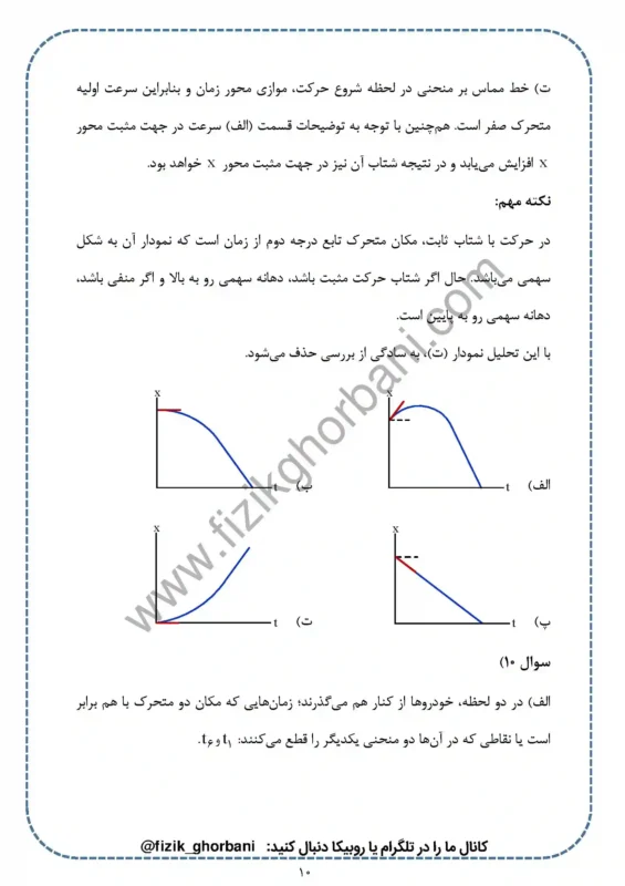 حل تمرینات فصل 1 فیزیک دوازدهم ریاضی (10)