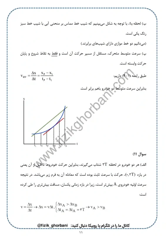 حل تمرینات فصل 1 فیزیک دوازدهم ریاضی (11)