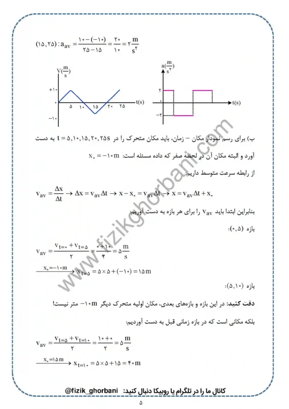 حل تمرینات فصل 1 فیزیک دوازدهم ریاضی (5)