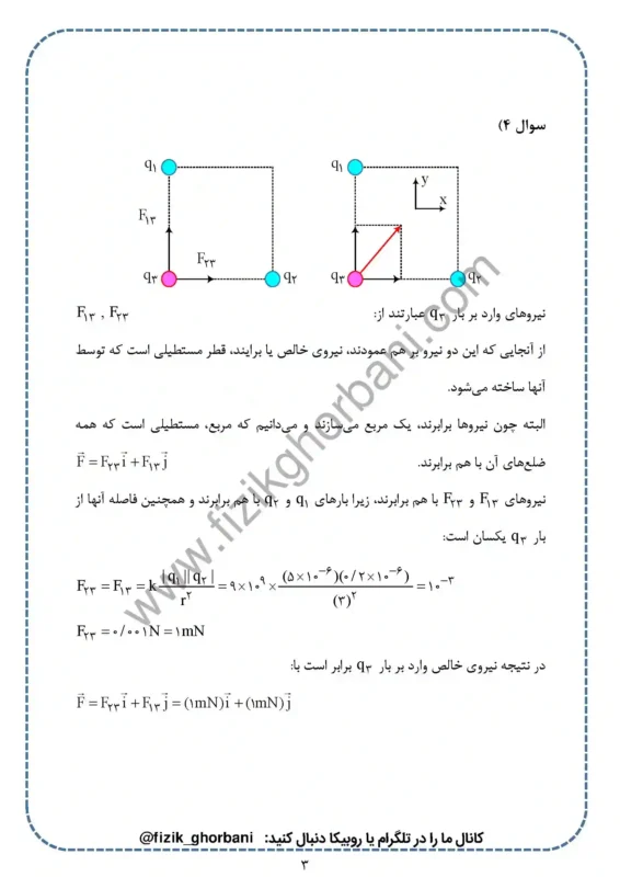 حل تمرینات فصل 1 فیزیک یازدهم تجربی (3)