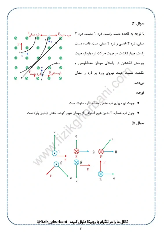 حل تمرینات فصل 3 فیزیک یازدهم تجربی (3)